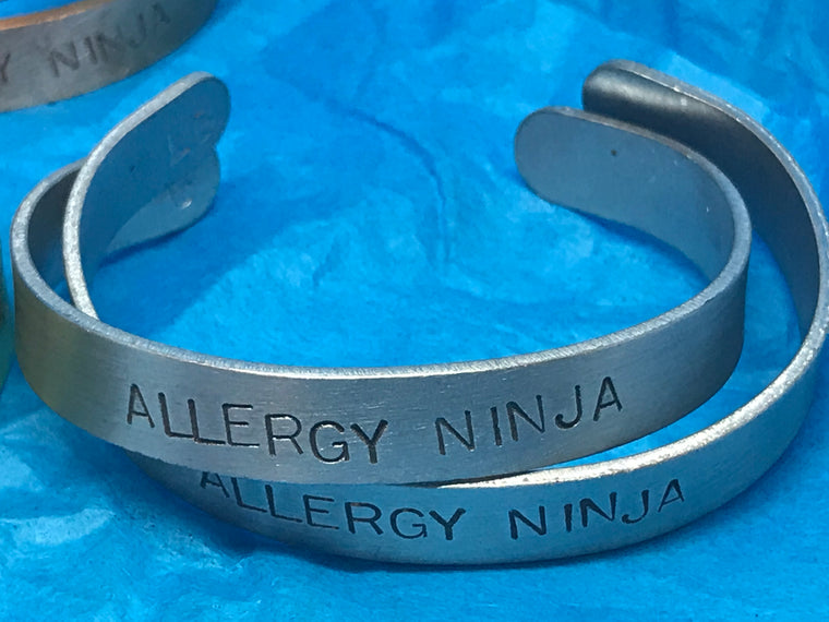 Allergy Ninja Bracelet - Pure Aluminum